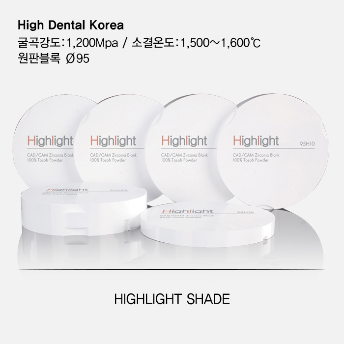 Highlight Shade Block (하이라이트 셰이드 블록)High Dental Korea (하이덴탈코리아)