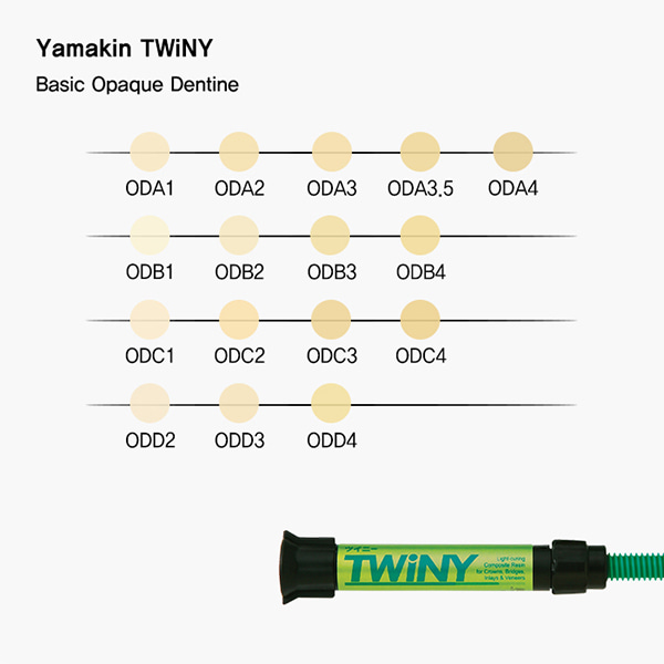 TWiNY Basic Opaque Dentine 4.8g (트위니 베이직 오팩 덴틴)YAMAKIN (야마킨)